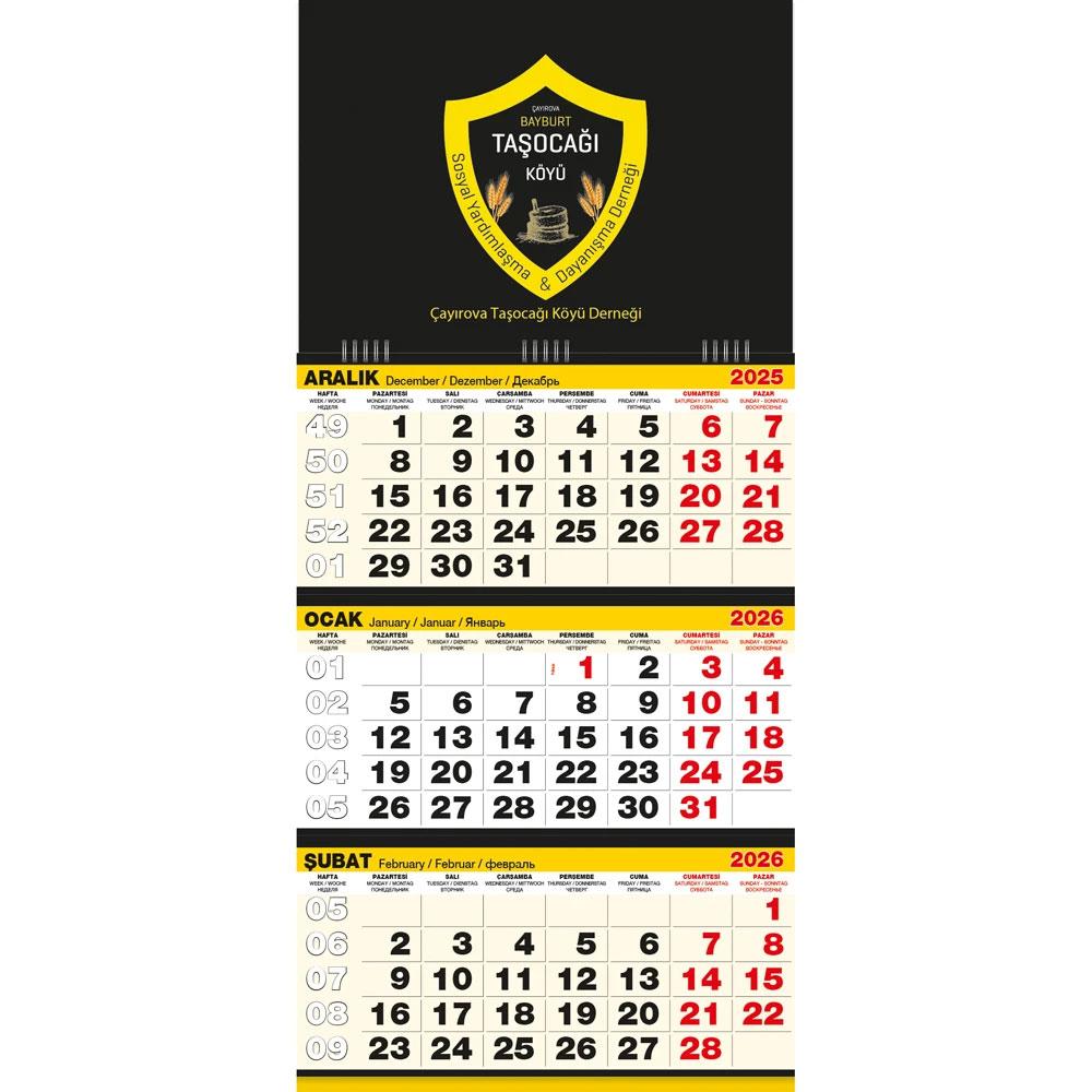 GMC-07 Büyük Boy Gemici Takvim