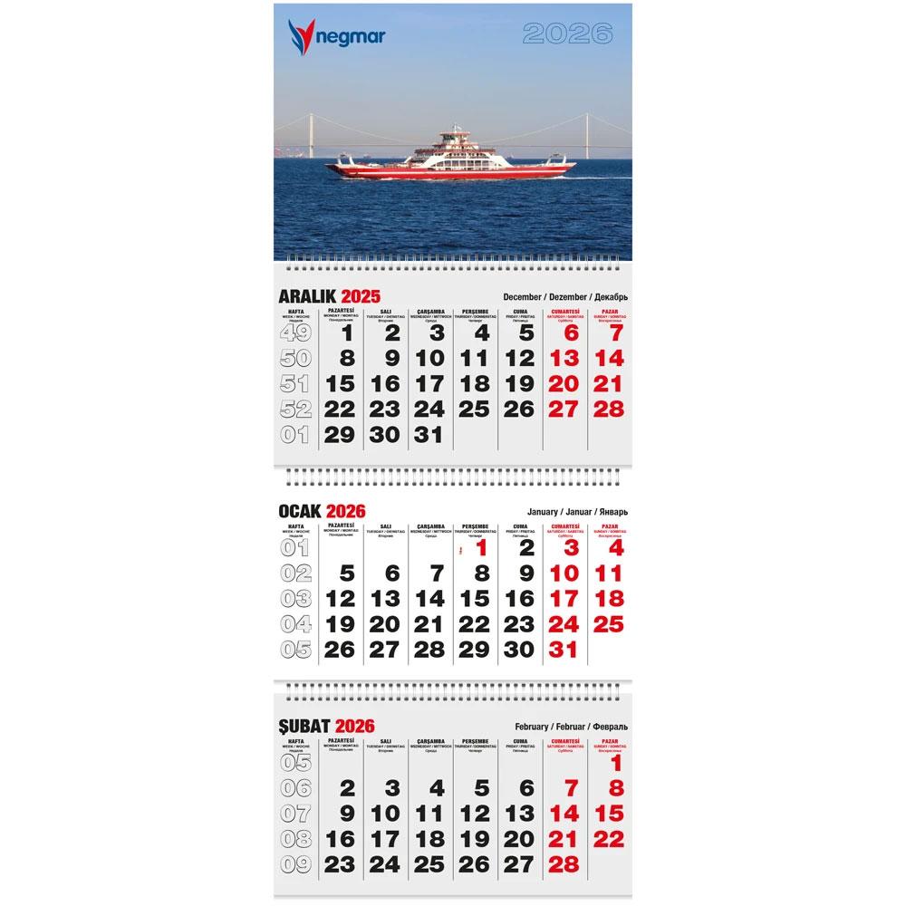 GMC-22 Klasik Taslama Gemici Takvim