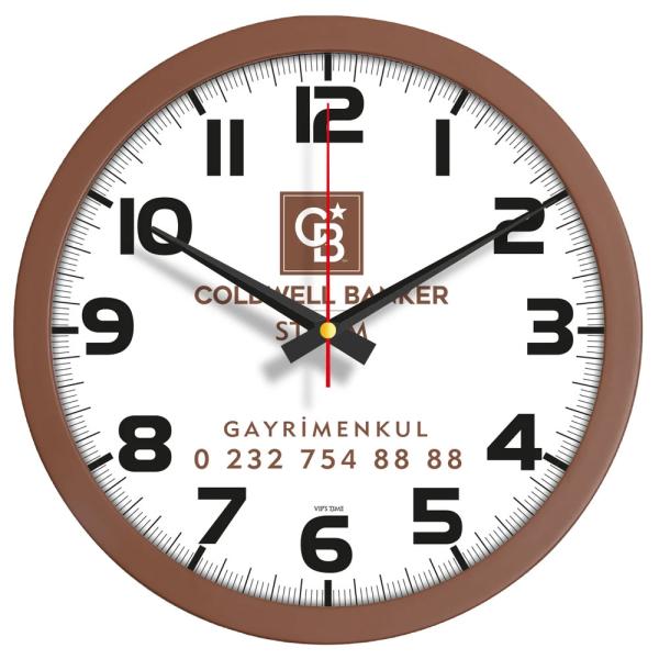 V30-334-KH Plastik Duvar Saati