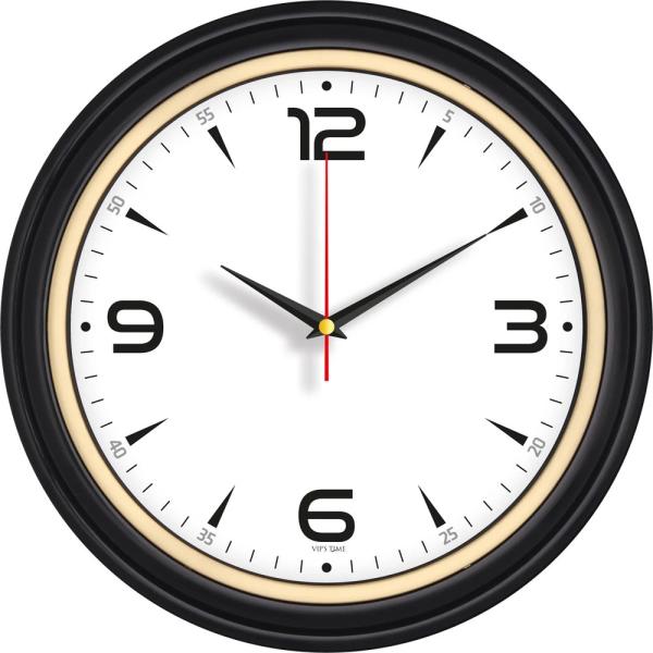 V30-522-S Plastik Duvar Saati